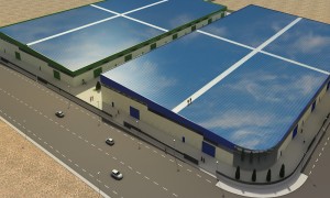 Cubierta Solar Onda (Castellón) - Infografía