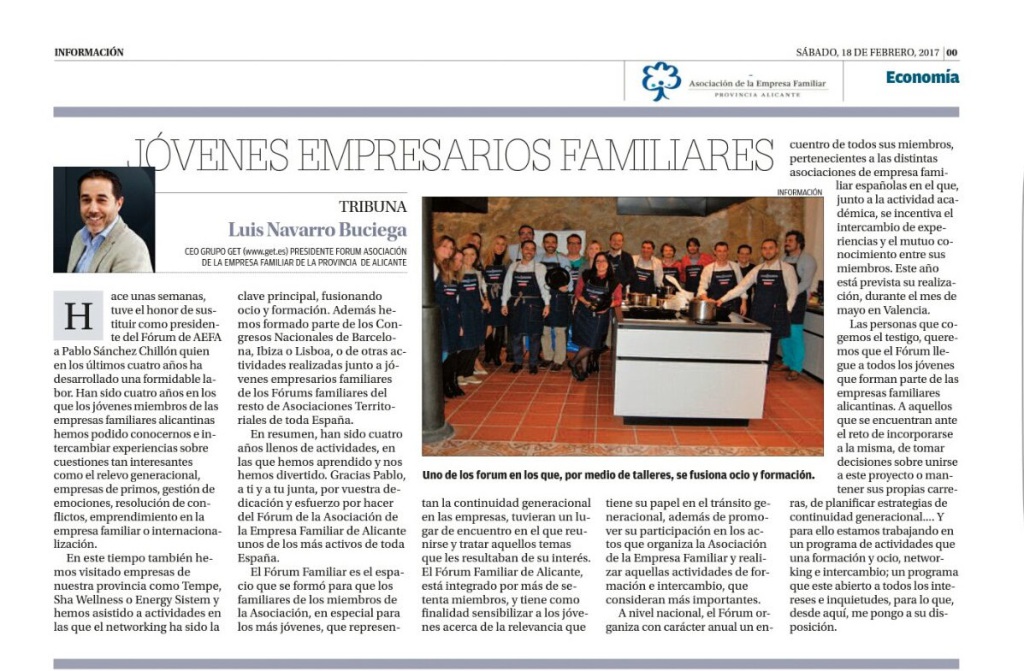 Nombramiento Luis Navarro Fórum AEFA